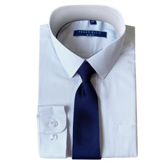 Perry Ellis Boys Dress Shirts w R Blue Tie Solid Shirts w Colored Tie